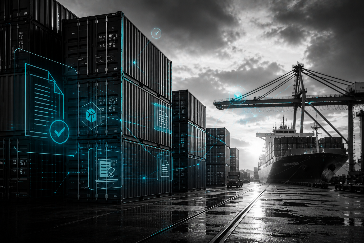Compensação de ICMS na importação com DUIMP em porto com contêineres e controle fiscal digital